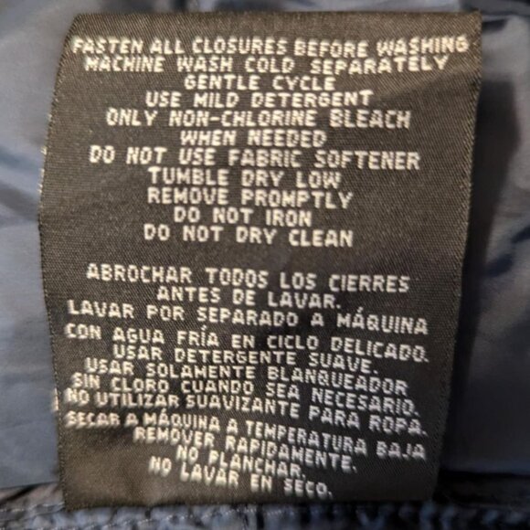 Womens Puffer Vest Small Blue 32 Degrees Heat Zipper Close Lightweight Insulated - Picture 6 of 6